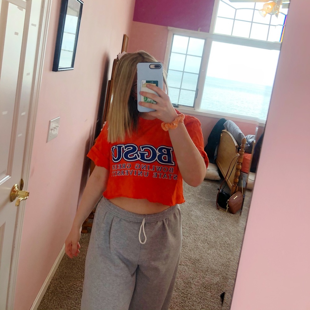 BGSU crop top